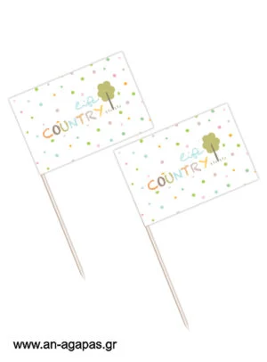 Toothpick flags Country Life