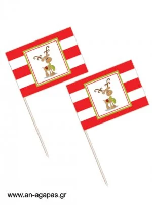 Toothpick  Flags  Christmas  Fun 