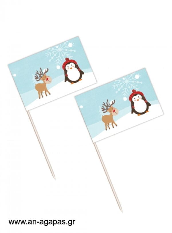 Toothpick  Flags  Winter  Pals