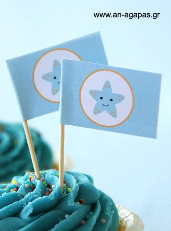 Toothpick Flags Θαλασσινά