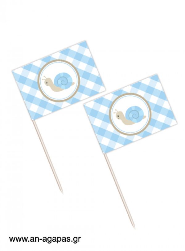 Toothpick  flags  Baby  Snail