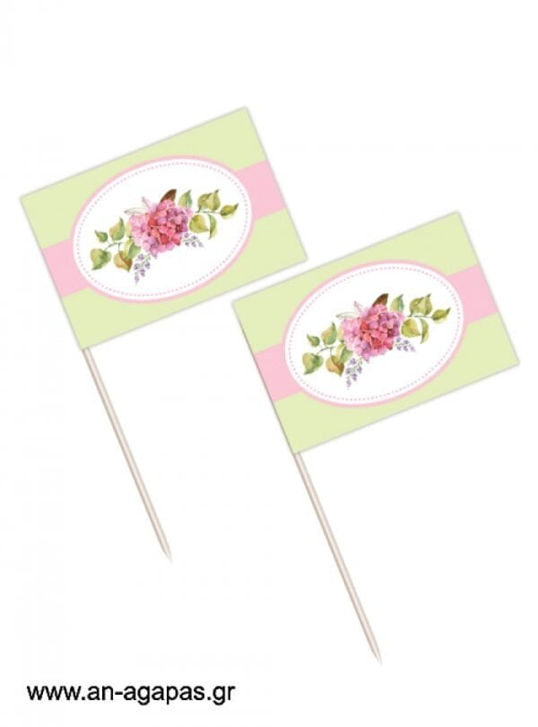 Toothpick  flags  Bouquetin  Green