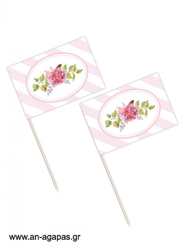 Toothpick  flags  Bouquetin  Pink