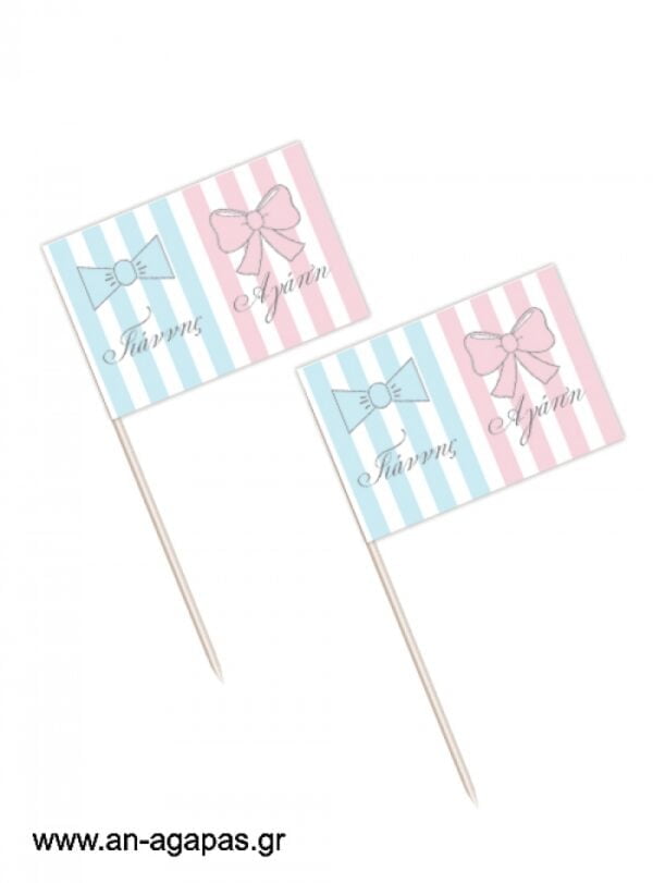 Toothpick  flags  Bows  &  Ties