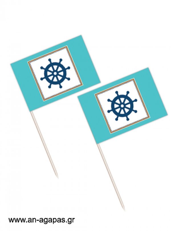 Toothpick  flags  Caribbean  Nautical