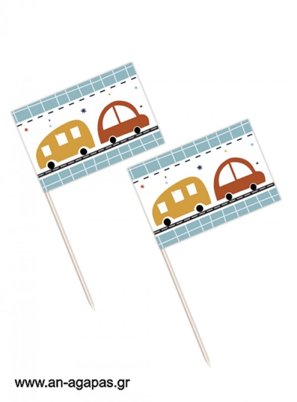 Toothpick flags City Cars