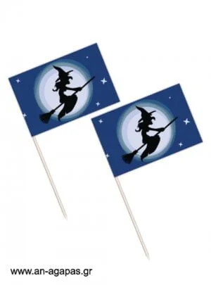 Toothpick  flags  Halloween 