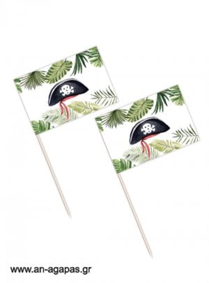 Toothpick  flags  Jungle  Pirates