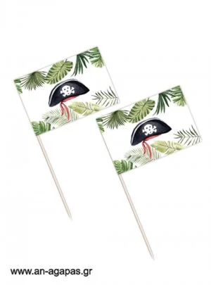 Toothpick  flags  Jungle  Pirates 