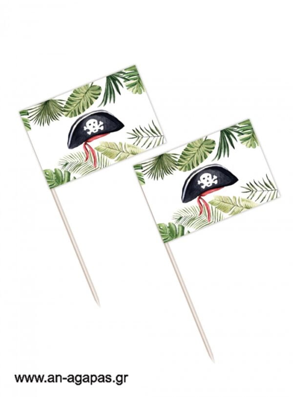 Toothpick  flags  Jungle  Pirates
