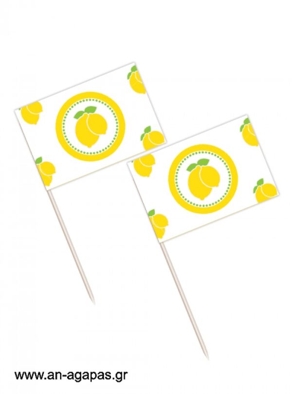Toothpick  flags  Lemon  Checks