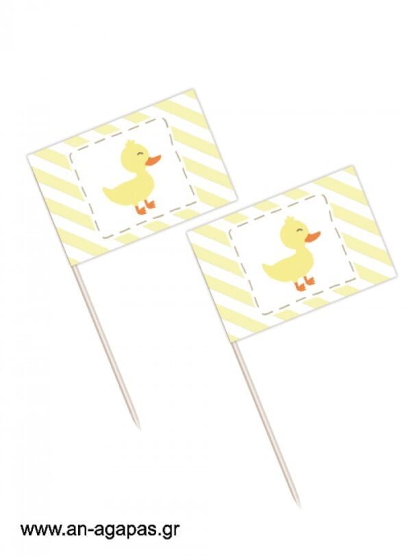 Toothpick  flags  Little  Duck