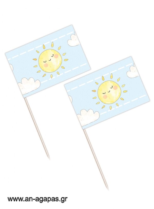 Toothpick flags Little mister Sunshine