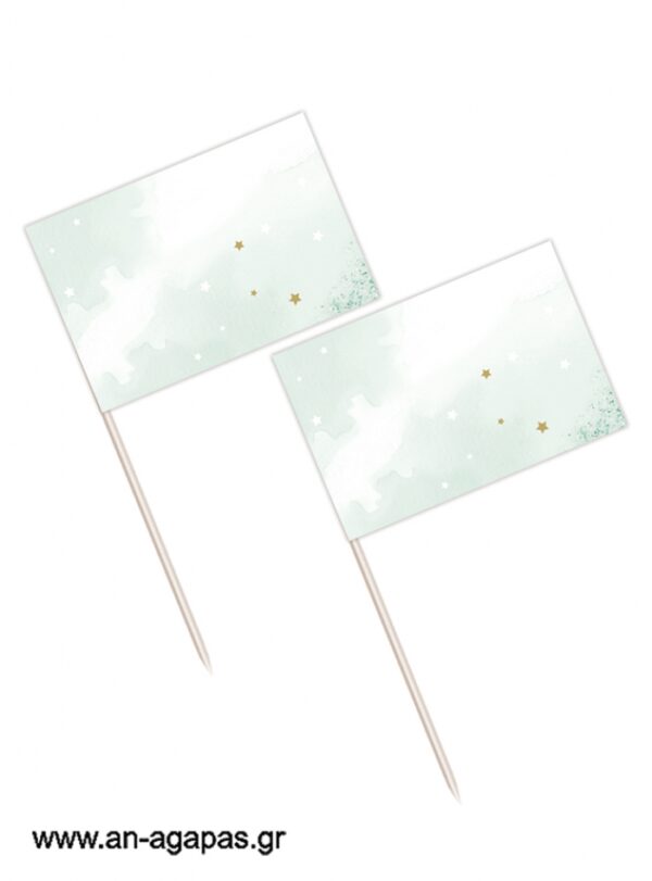 Toothpick flags Mint Wonder