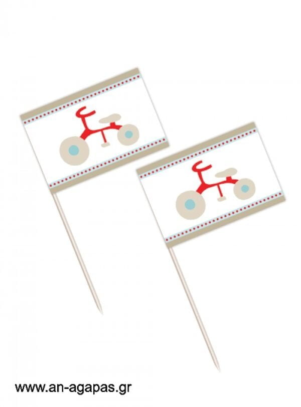 Toothpick  flags  My  First  Bike