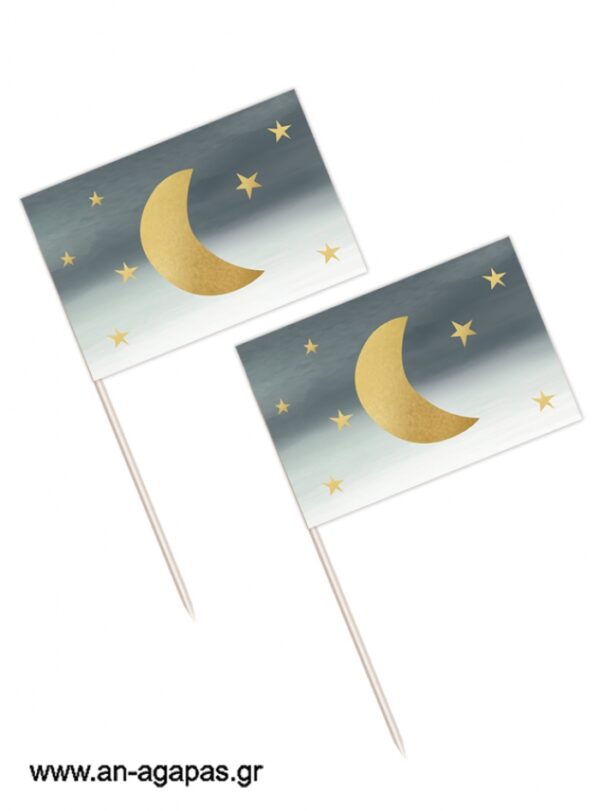 Toothpick flags Night Sky
