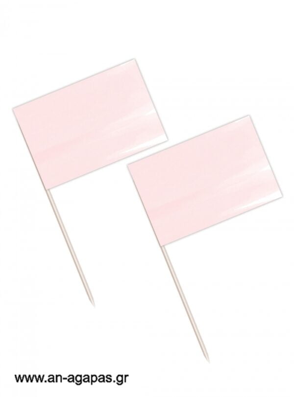 Toothpick flags Pink Sky