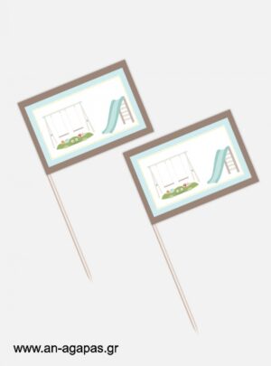 Toothpick  flags  Playground