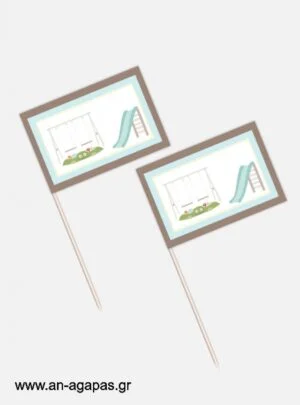 Toothpick  flags  Playground 