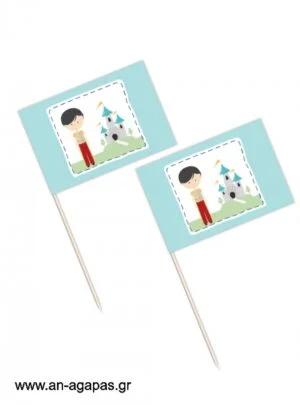 Toothpick  flags  Prince  Charming 