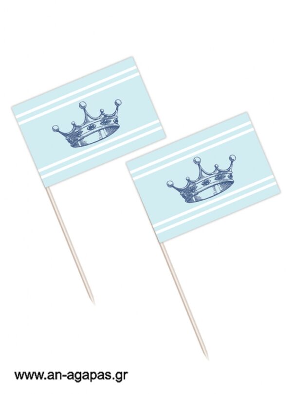 Toothpick flags Royal Blue