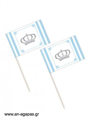 Toothpick  flags  Royal  Crown  Boy 