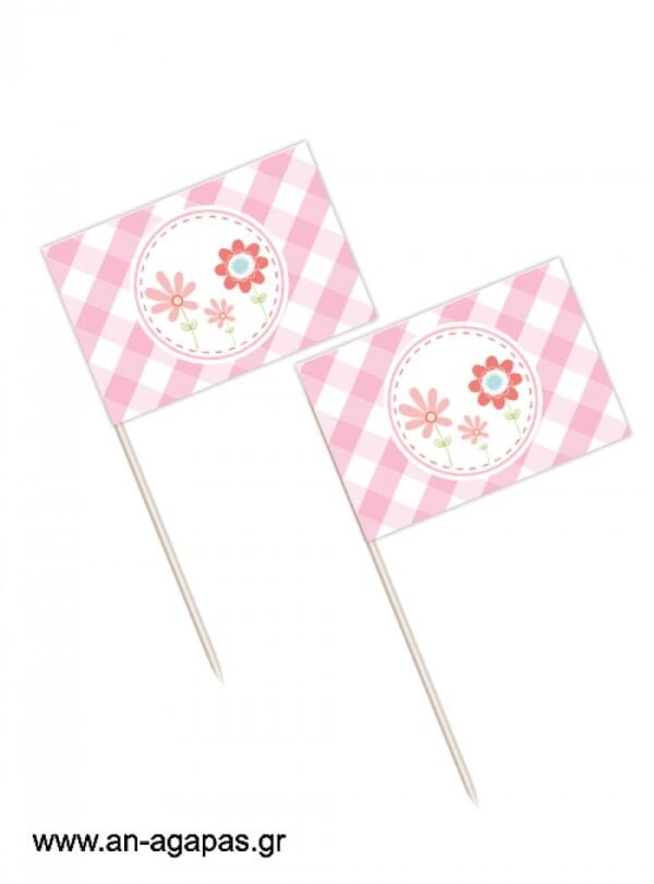 Toothpick  flags  Spring  Blossom