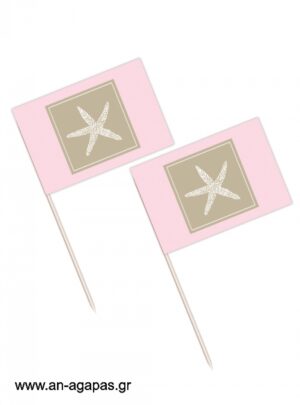 Toothpick  flags  Starfish