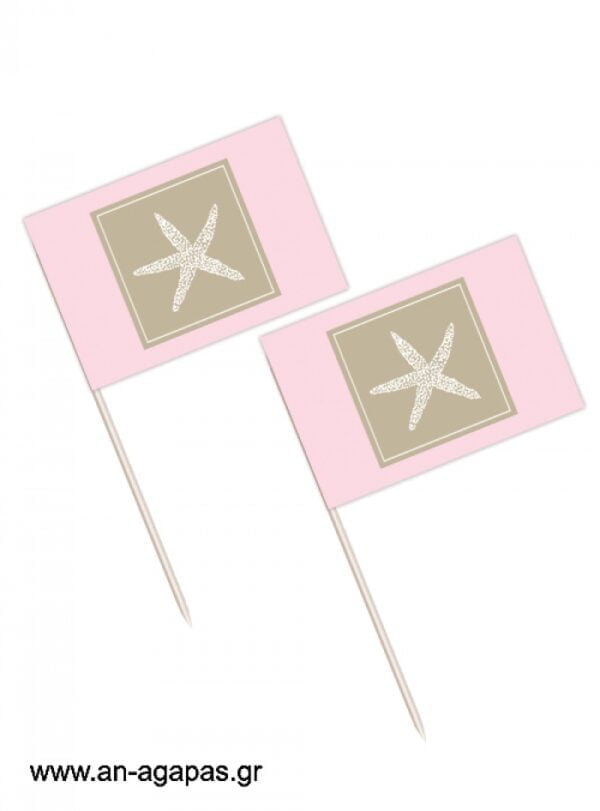 Toothpick  flags  Starfish