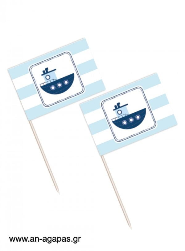 Toothpick  flags  Summer  Boat