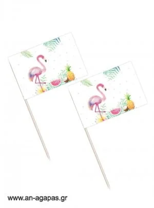 Toothpick  flags  Tropical  Girl   