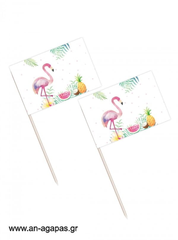 Toothpick  flags  Tropical  Girl