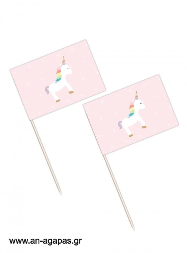 Toothpick  flags  Unicorn