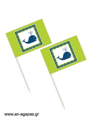Toothpick  flags  Whale  Boy