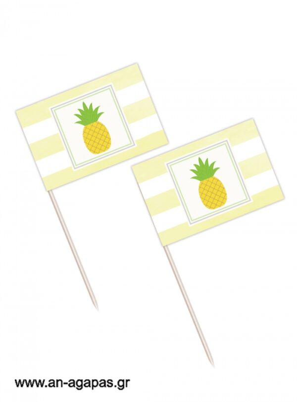 Toothpick  flags  Ανανάς