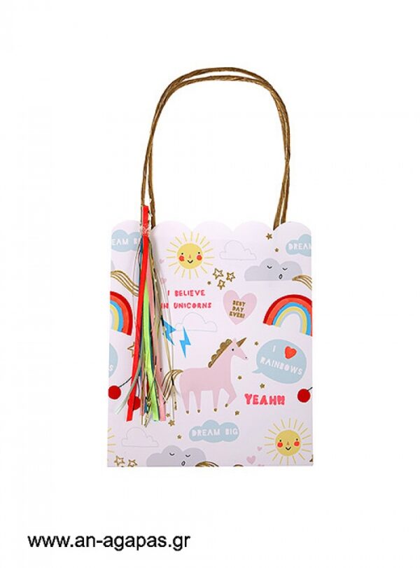 Unicorn  Tote  bag  Δώρου  8τμχ