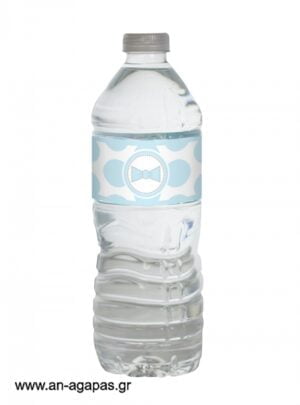 Water  Label  Bow  Light  Blue  (12τμχ)