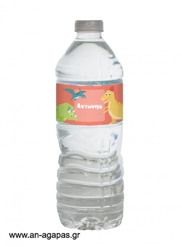 Water  Label  Happy  Dino
