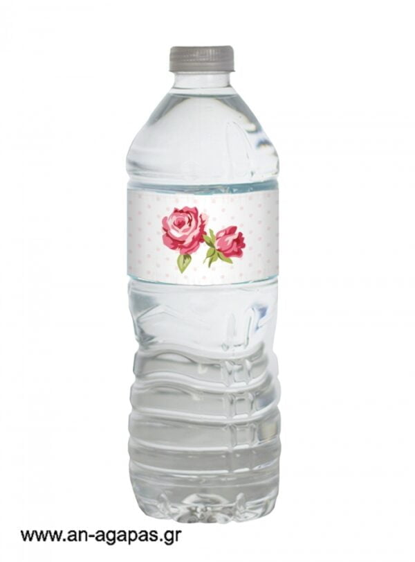Water  Label  Romantic  Flowers  (12τμχ)