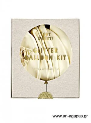 White  Balloon  Kit  (8τεμ)