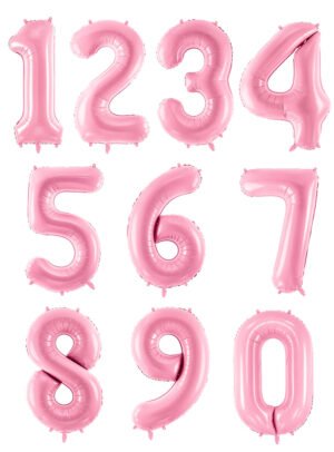 Μπαλλόνια Αριθμοί Ροζ