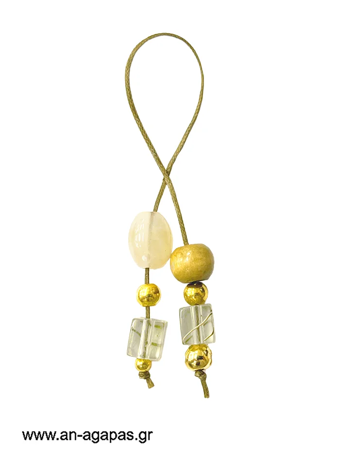 Μαρτυρικό κομπολόι λαδί απόχρωση