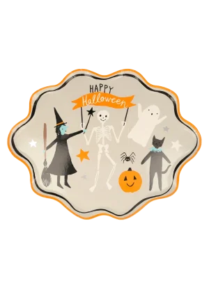 Πιάτο Φαγητού Happy Halloween (8τμχ)