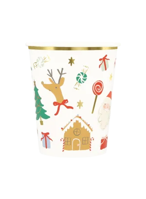 Ποτήρι Jolly Christmas Cups (8τμχ)