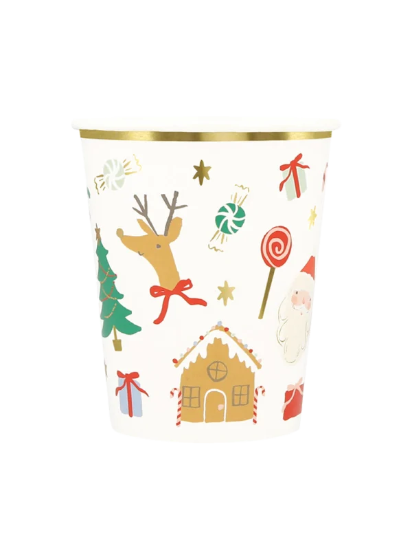 Ποτήρι Jolly Christmas Cups (8τμχ)
