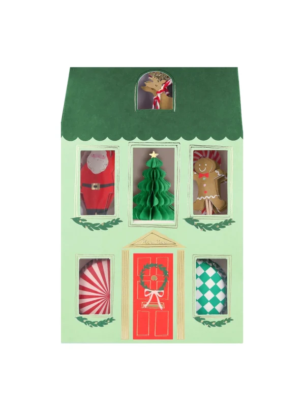 Cupcake Kit Festive House  (24τμχ)