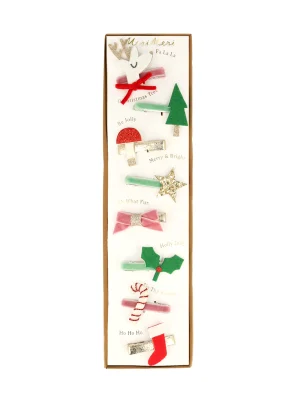 Hair Clips Christmas Icon (8τμχ)