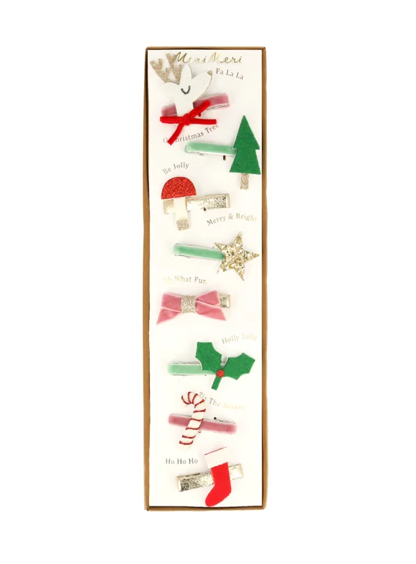 Hair Clips Christmas Icon (8τμχ)