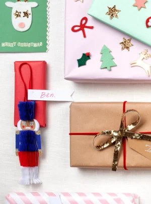Διακοσμητικά Honeycomb Nutcracker Tags (6τμχ)