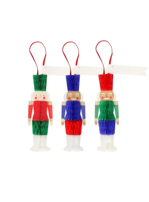 Διακοσμητικά Honeycomb Nutcracker Tags (6τμχ)